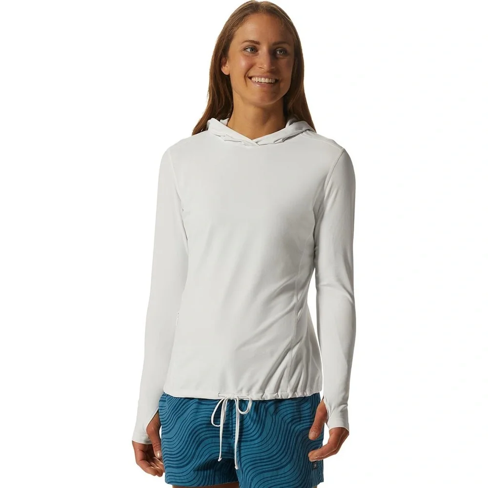 Mountain Hardwear Crater Lake long sleeve lightweight hoodie/sun shirt - Picture 7 of 11